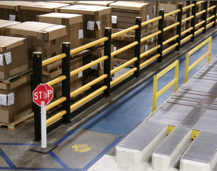 Featured image for Installing Barriers to Protect Employees from Falling Pallets on the Production Floor