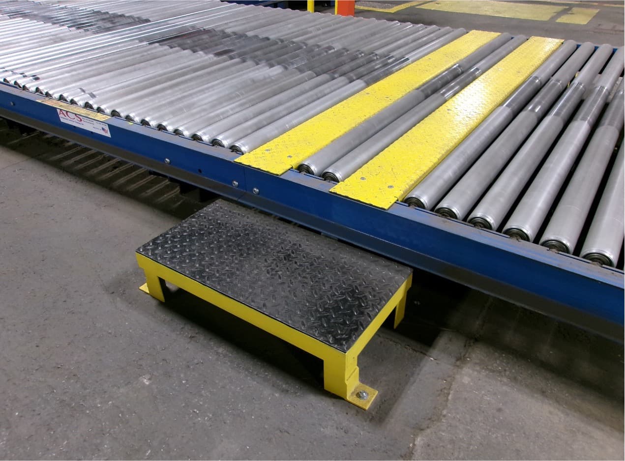Featured image for Reducing Fall Risk and Injury on Roller Conveyor Crosswalks